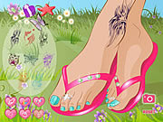 Флеш игра онлайн Летние сандалии / Summer Sandals